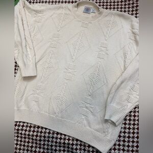 Vintage cape Isle sweaters Men's Cream Sweater